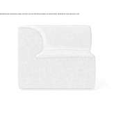 Corner sectional sofa in fabric Nadezhda