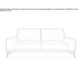 Leather 3-seater sectional sofa Petrovec