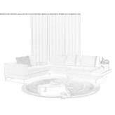 Corner sectional sofa in fabric Llanes
