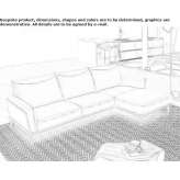 Leather sectional sofa with chaise longue Zapod
