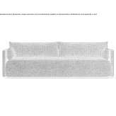 Sofa materiałowa 3-osobowa Tarrant