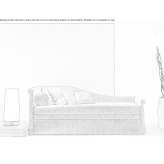 Fabric fold-out sofa Vammala