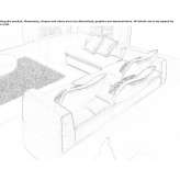Corner fabric sofa with removable cover Mliniste