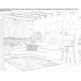 Fabric corner sofa Plagiari