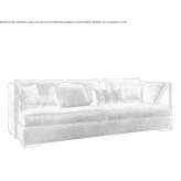 3-seater fabric sofa with a removable cover Albigowa