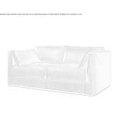 Dwuosobowa sofa materiałowa ze zdejmowanym pokrowcem Iturama