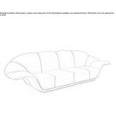 Fabric sofa Nerondes