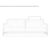 3-seater fabric sofa with a removable cover Tlaxcala