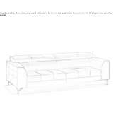 Skórzana sofa 2-osobowa Plagiari