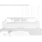 Sofa materiałowa 5-osobowa, segmentowa Deszczno