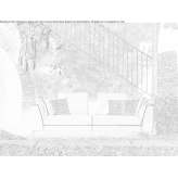 3-seater fabric sofa Eumundi