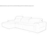 Sectional sofa with chaise longue Zapod