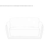 Dwuosobowa aksamitna sofa Poulsbo