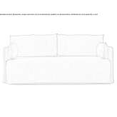 Dwuosobowa sofa materiałowa ze zdejmowanym pokrowcem Smolino