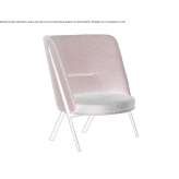 Fabric armchair Dozza