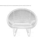 Lloyd Loom armchair with armrests Alafors