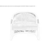 Fabric armchair with armrests Hemau