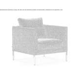 Fabric armchair with armrests Maryland