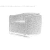Fabric upholstered armchair with armrests Albers