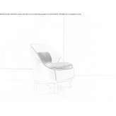 Fabric armchair with fire-resistant padding Erentepe