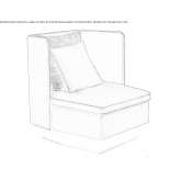 Leather armchair Corsano