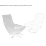 Swivel chair with high backrest Griffith