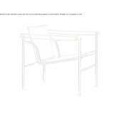 Leather armchair with armrests Reznos