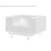 Fabric armchair with armrests Yoakum