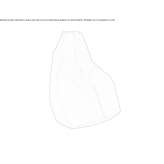 Upholstered bean bag Badile