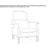 Armchair with armrests Eferding