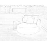 Fabric sectional armchair Bellprat