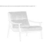 Upholstered armchair with armrests Bolekhiv