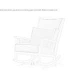 Rocking chair with armrests Propata