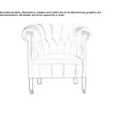Quilted armchair Eferding