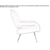 Armchair with armrests Eferding