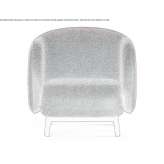 Fabric armchair with armrests Smithers