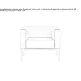 Upholstered armchair Hayvoron