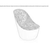 Fabric swivel armchair Harstad