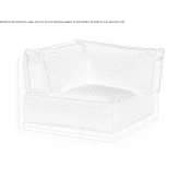 Corner modular fabric armchair Vseruby
