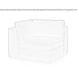 Corner modular fabric armchair Viljevo