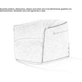 Fabric armchair with removable cover Abizanda