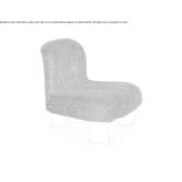 Armchair upholstered with fabric Vezin