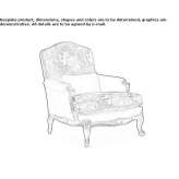Fabric armchair with armrests Pungesti