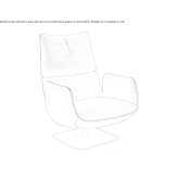 Swivel armchair Berea