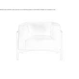 Upholstered armchair with armrests Emsworth