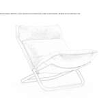 Leather armchair Konawa