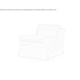 Fabric upholstered armchair with armrests Oropoli