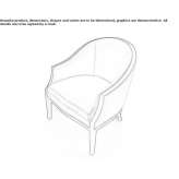Upholstered armchair Gargrave