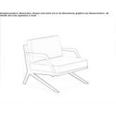 Armchair with armrests Glowno