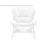 Armchair upholstered with Wing fabric Ipalapa